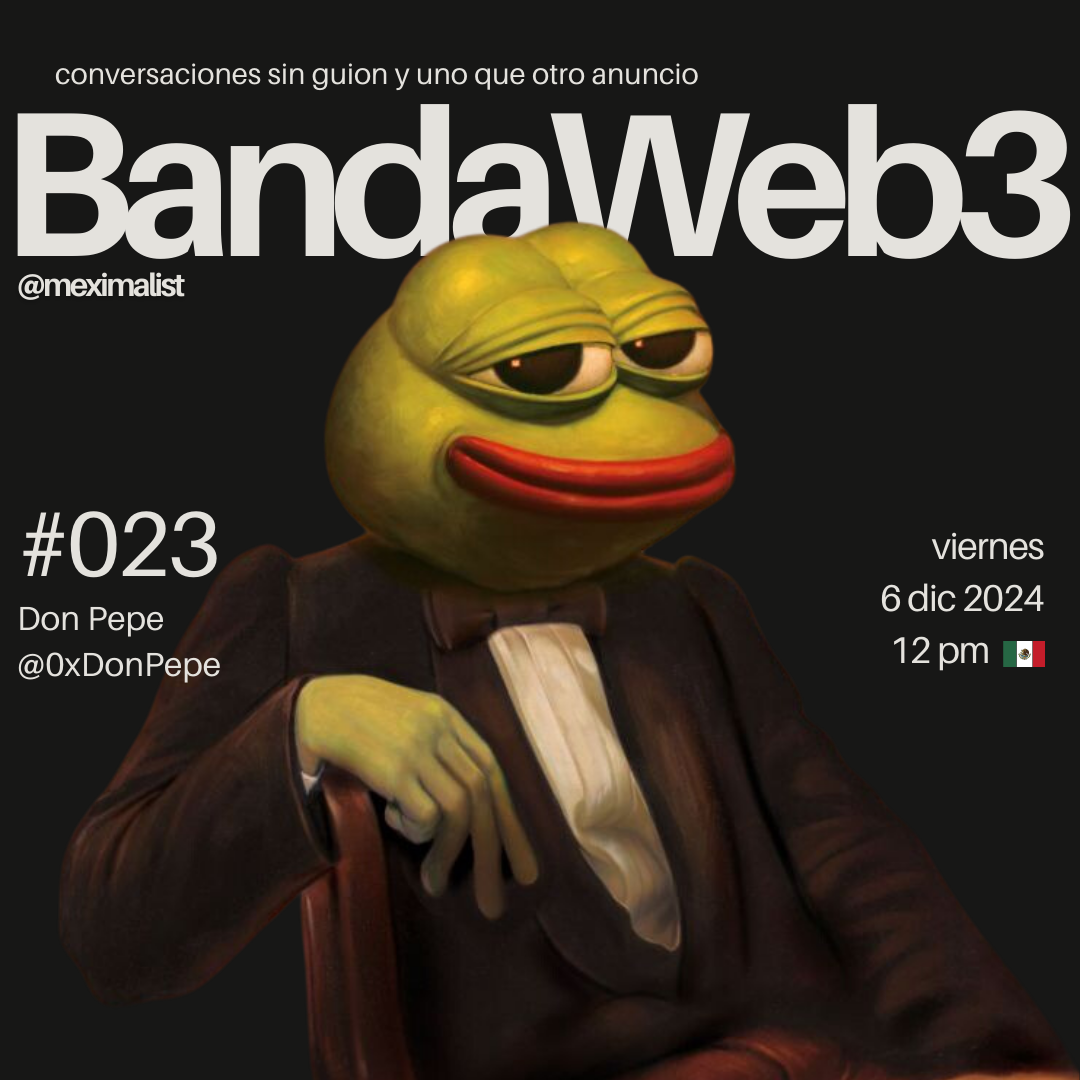 BandaWeb3 #023 @0xDonPepe