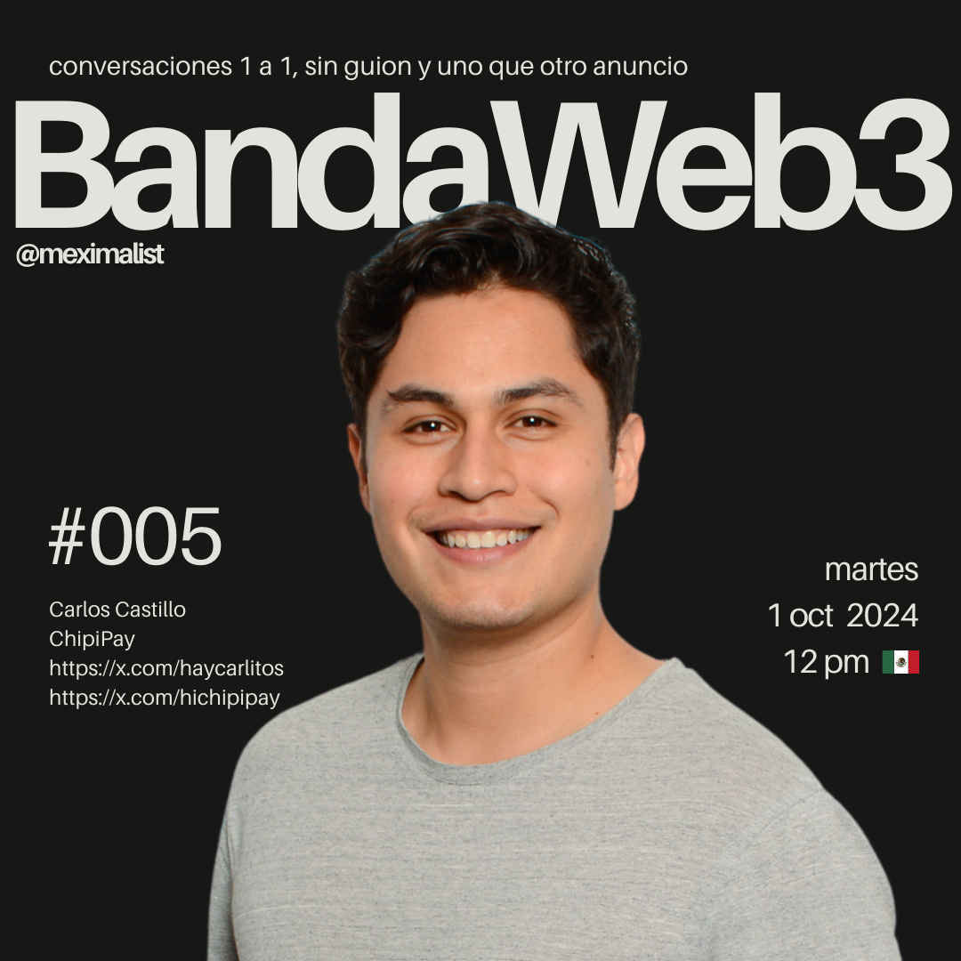 BandaWeb3 #005 @haycarlitos