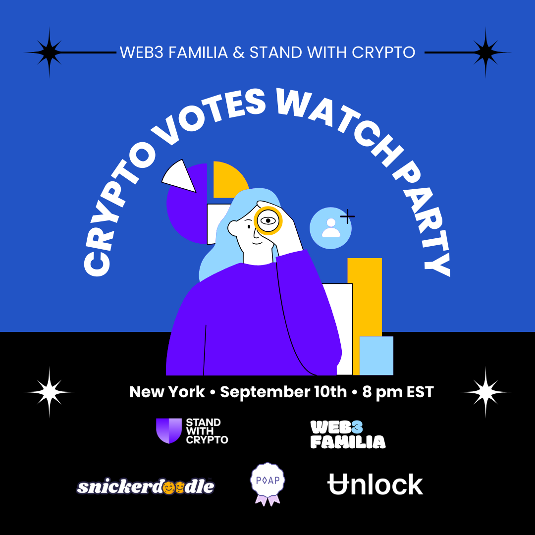 Crypto Votes Watch Party | Unlock App