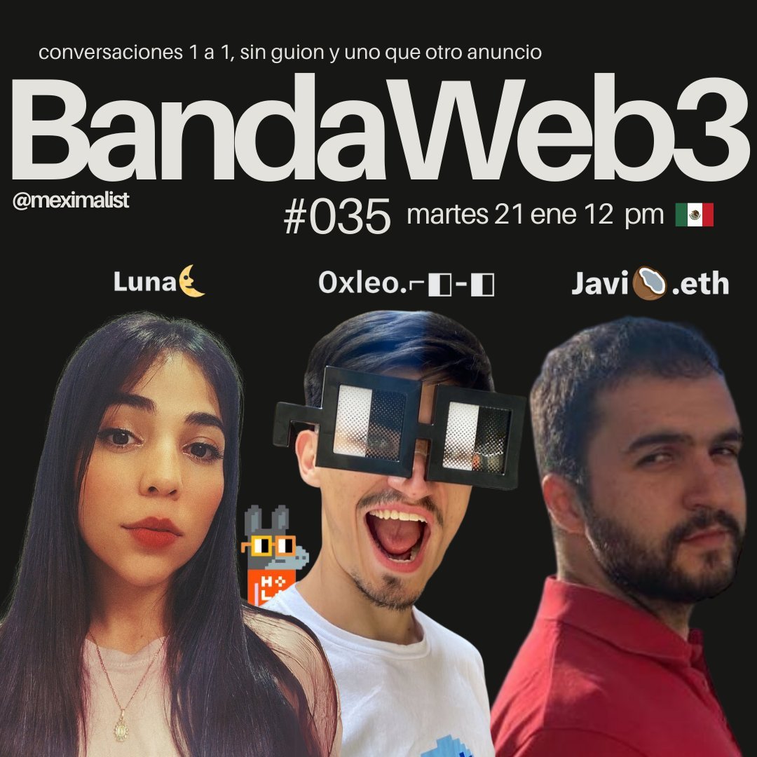 BandaWeb3 #035 Fiesta de Nouns DAO Amigos en Decentraland