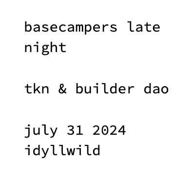 Basecampers Late Night