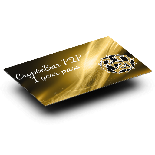 CryptoBar P2P 1 year pass vE