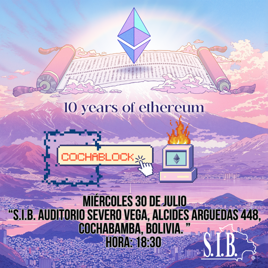 Celebra los 10 años de Ethereum junto a CochaBlock | Unlock App