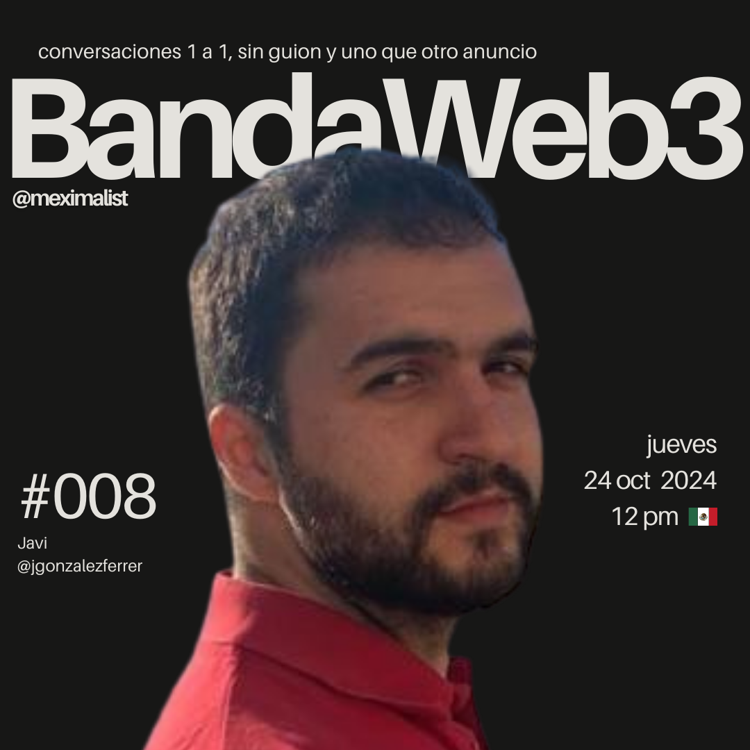 BandaWeb3 #008 @jgonzalezferrer